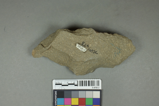 Hearst Museum object titled Handaxe, accession number 5-4783.2, no description available.