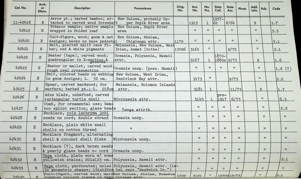 Hearst Museum object 3 of 3 titled Adze blade, accession number 11-42426, described as adze blade, unhafted; carved rectangular turtle shell; sharpened along one edge; old label on underside; 14.5 cm. l.; 8 cm. w.