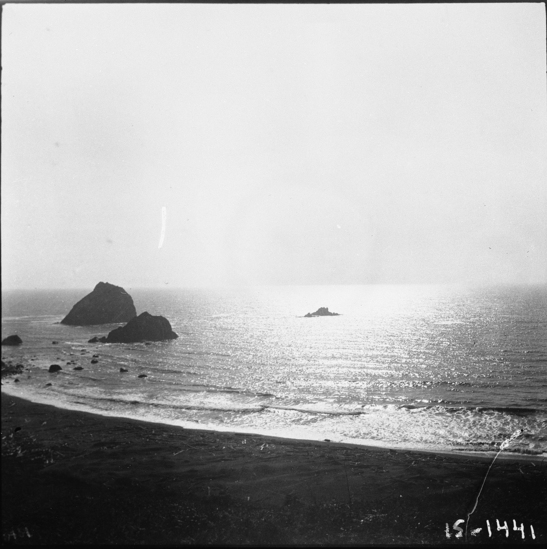 Hearst Museum object titled Black-and-white negative, accession number 15-1441, described as View