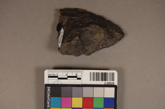 Hearst Museum object titled Handaxe, accession number 2-59928, described as No description given on catalog card.