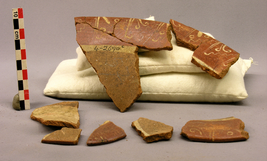 Hearst Museum object titled Broken bowl, accession number 4-2690c, described as Bowls: Sherds