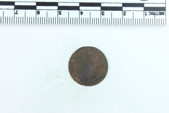 Hearst Museum object titled Coin, accession number 7-3917, no description available.