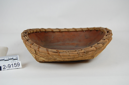 Hearst Museum object titled Bowl, accession number 2-9159, described as Made of bark.