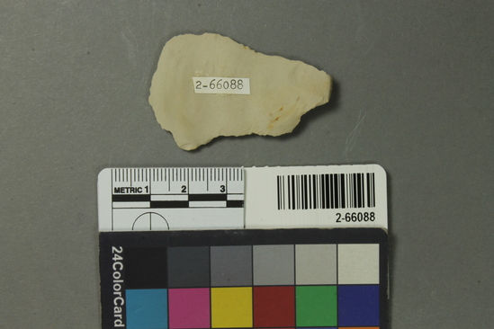 Hearst Museum object titled Flake, accession number 2-66088, described as Lithics