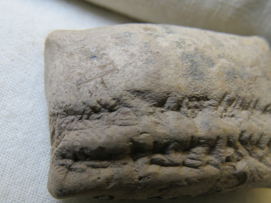 Hearst Museum object 43 of 93 titled Cuneiform tablet, accession number 9-2946, described as Mesopotamian cuneiform tablet