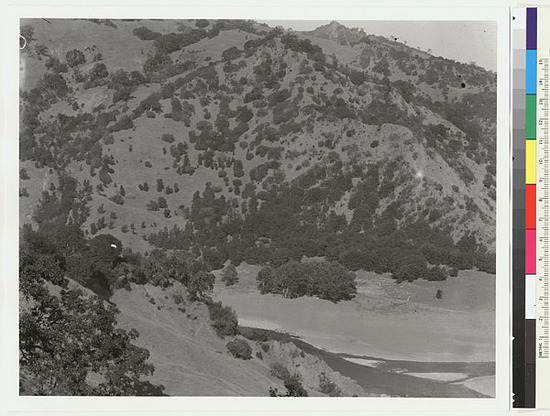 Hearst Museum object titled Black-and-white negative, accession number 15-3264, described as Mouth of North Fork of Eel River