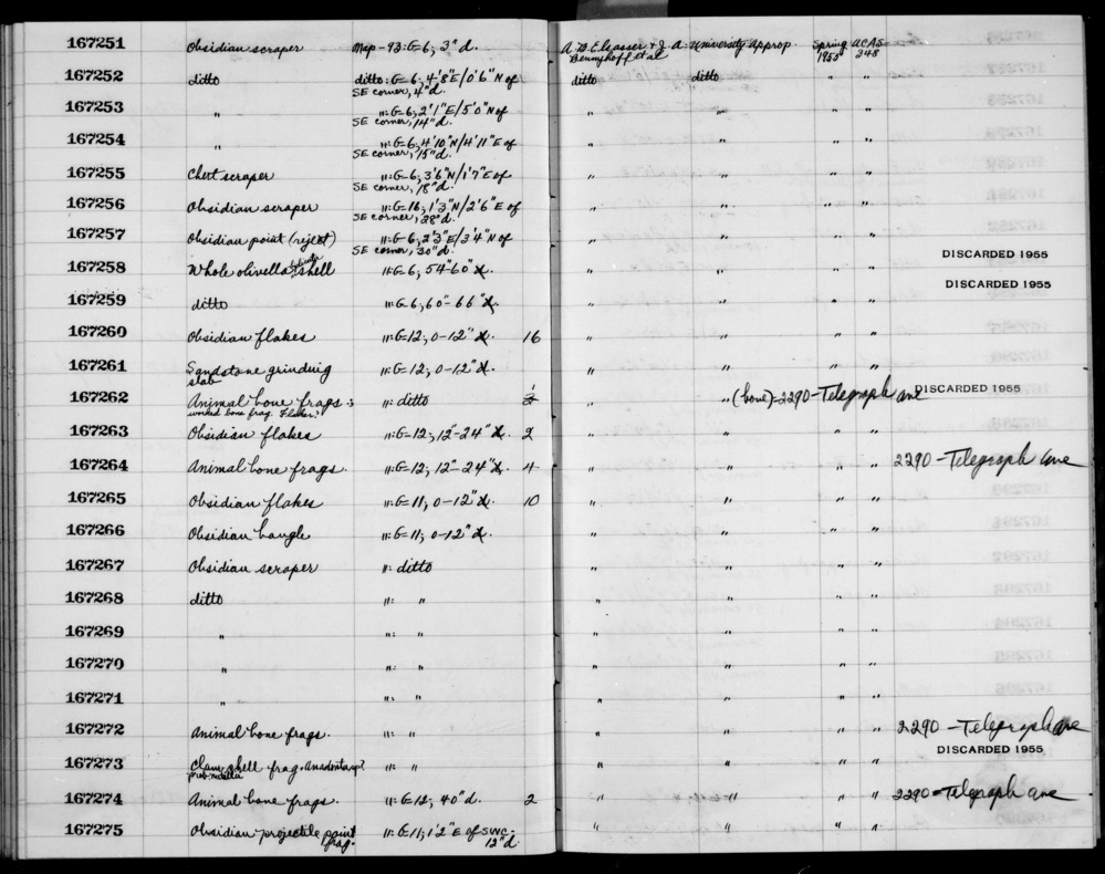 Documentation associated with Hearst Museum object titled Metatarsal frag, l, accession number 1-167272.1, no description available.