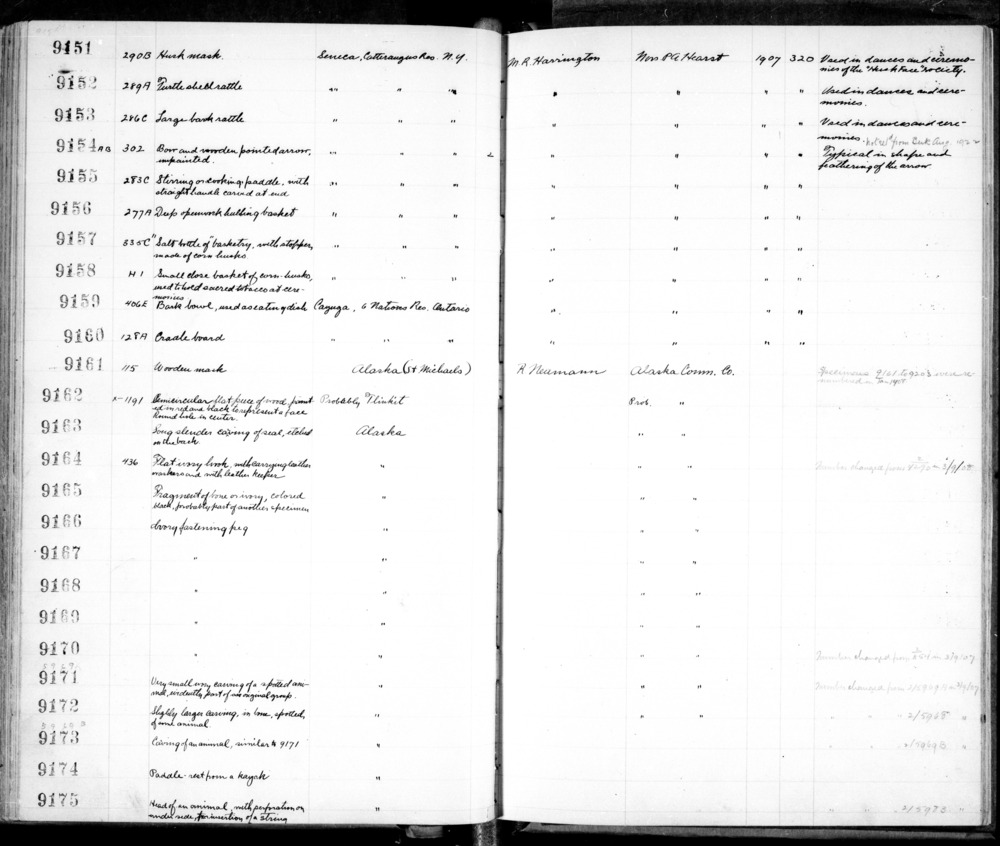 Documentation associated with Hearst Museum object titled Bowl, accession number 2-9159, described as Made of bark.