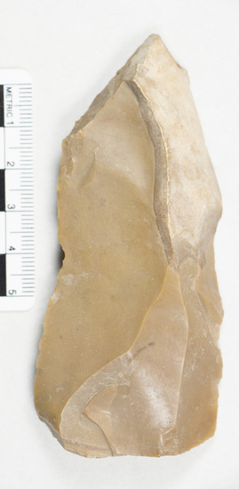 Hearst Museum object titled Worked stone, accession number 6-5930, described as Worked flint