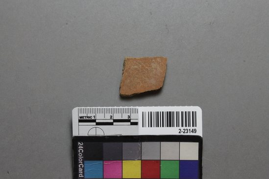 Hearst Museum object titled Potsherd, accession number 2-23149, described as Colorado River ware; type C-4