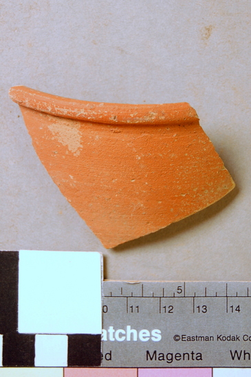 Hearst Museum object 25 of 48 titled Potsherd, accession number 5-1004, described as Potsherds