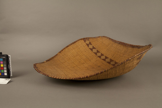 Hearst Museum object 2 of 2 titled Basket, accession number 1-70512, described as Diagonal twine