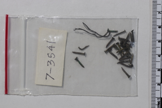 Hearst Museum object 49 of 49 titled Icon, accession number 7-3541, described as Icon of “Our lady of Vladmir”; Virgin and Child in tempera and gesso on wood; gilded silver basma; cloisonne halo with cloisonne collar pendant; halo has glass and amber (?) ornamentation; Virgin’s face damaged; height 30.2 cm, width 26 cm.