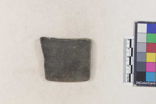 Hearst Museum object 126 of 160 titled Potsherd, accession number 16-8191, described as Potsherd: rims Section of Manta on beach currently inhabited. Numbers  8111 to 8194 are sherds picked up on beach at low tide.