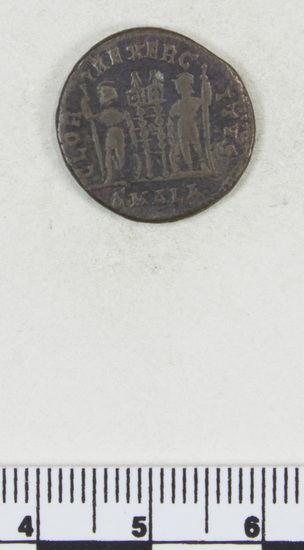 Hearst Museum object titled Coin: æ, accession number 8-9020, described as Coin: Constantine II