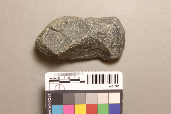 Hearst Museum object titled Hammerstone, accession number 2-20785, described as Hammerstone