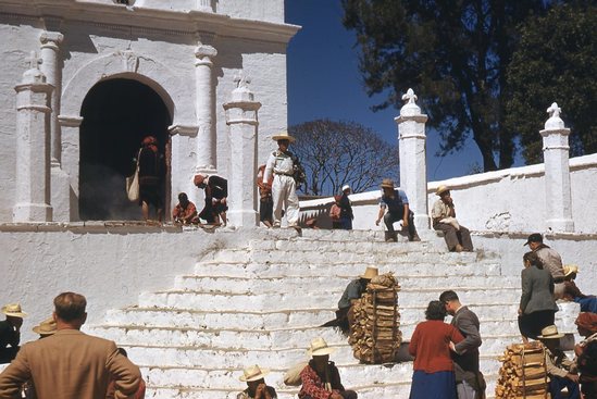 Hearst Museum object titled Color slide, accession number 25-24228, described as Chapel" Steps