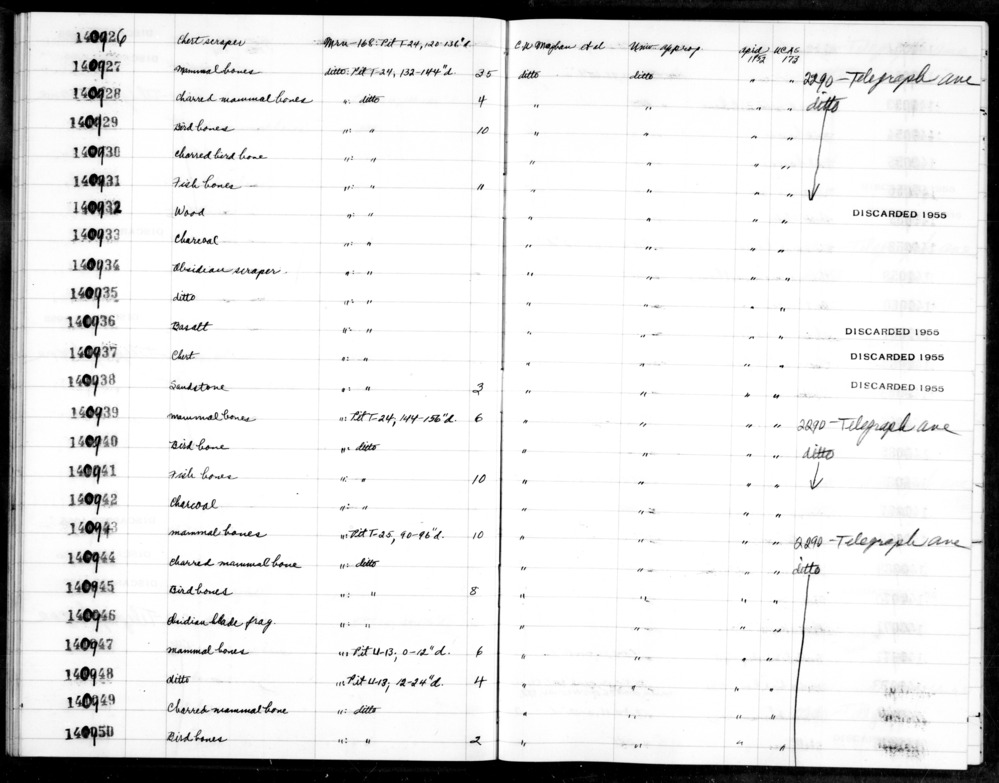 Documentation associated with Hearst Museum object titled Wood, accession number 1-140932, described as wood.