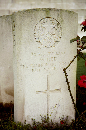 Hearst Museum object titled Color slide, accession number 25-21891, described as 35mm color transparency slide: Belgium: tombstone Passchendaele.
