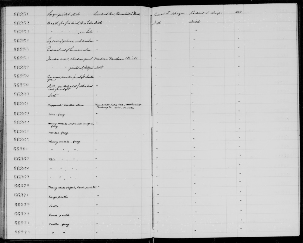 Documentation associated with Hearst Museum object titled Ulna, accession number 1-66355, described as proximal end of human ulna