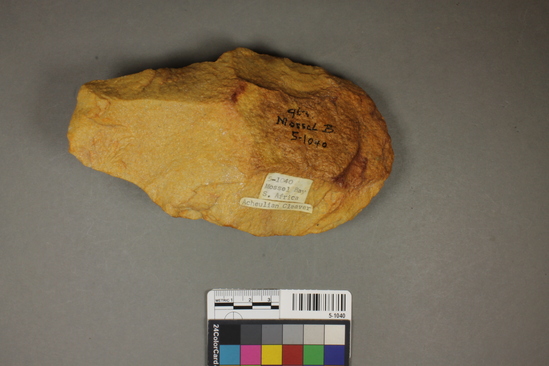 Hearst Museum object titled Handaxe, accession number 5-1040, described as Hand axe