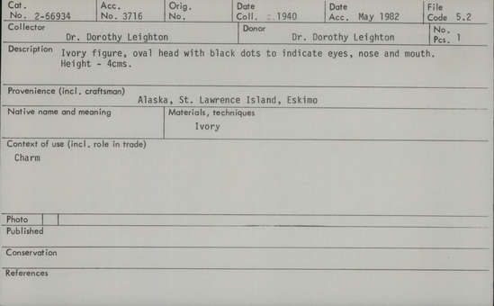 Documentation associated with Hearst Museum object titled Coin: silver 10 cent, accession number 2-56934, described as Mercury dime (Winged Liberty Head dime), 1940, minted in Philadelphia. Obverse:  LIBERTY / IN GOD WE TRUST / date - monogram "AM" - Liberty, head winged, facing left; Reverse: UNITED STATES OF AMERICA / ONE DIME / E PLURIBUS UNUM - Fasces and olive branch.