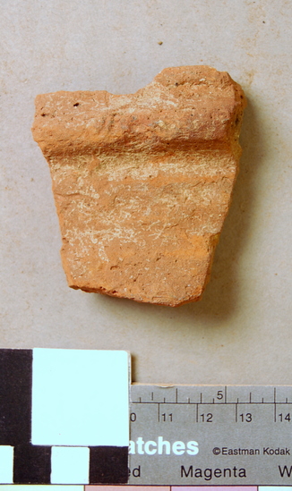 Hearst Museum object 34 of 48 titled Potsherd, accession number 5-1004, described as Potsherds