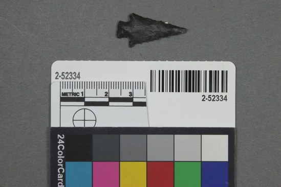 Hearst Museum object titled Projectile point, accession number 2-52334, described as Projectile point