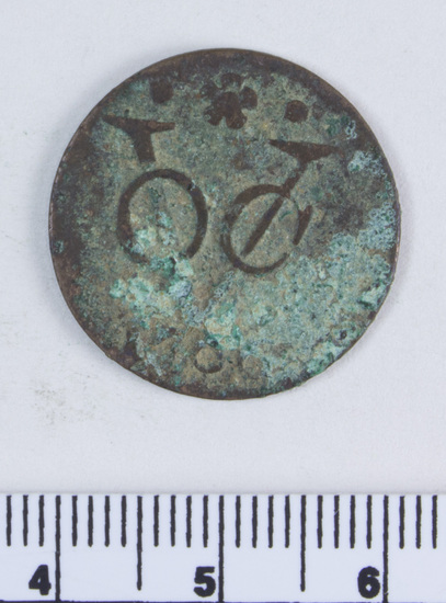 Hearst Museum object titled Coin, accession number 7-8068, no description available.