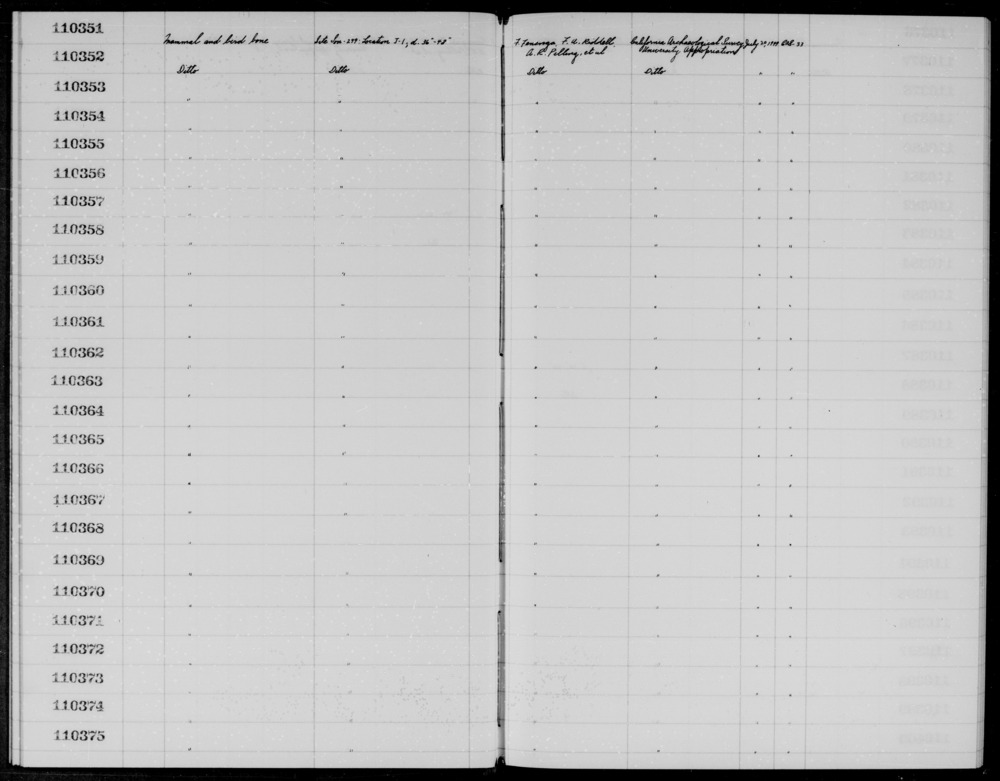 Documentation associated with Hearst Museum object titled Faunal remains, accession number 1-110364, described as Mammal and bird.