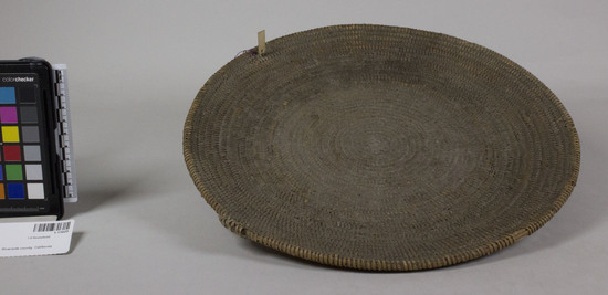 Hearst Museum object 2 of 2 titled Basket, accession number 1-11025, described as Small, flat.