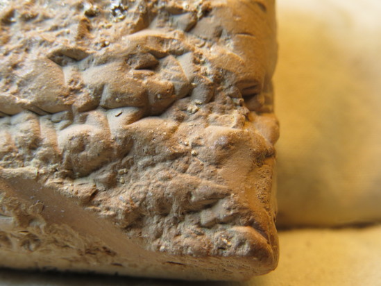 Hearst Museum object 39 of 132 titled Cuneiform tablet, accession number 9-2586, described as Neo-Babylonian Document from Erech