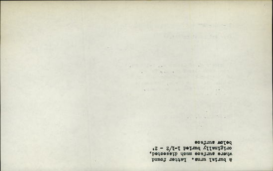 Documentation associated with Hearst Museum object titled Chisel, accession number 16-2830, described as Fragment of stone chisel