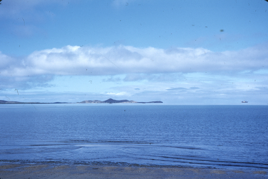 Hearst Museum object titled Color slide, accession number 25-384, described as Koniene Is. from Site 13A