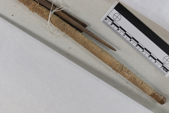 Hearst Museum object 5 of 6 titled Weaving sticks, accession number 4-3811a, no description available.