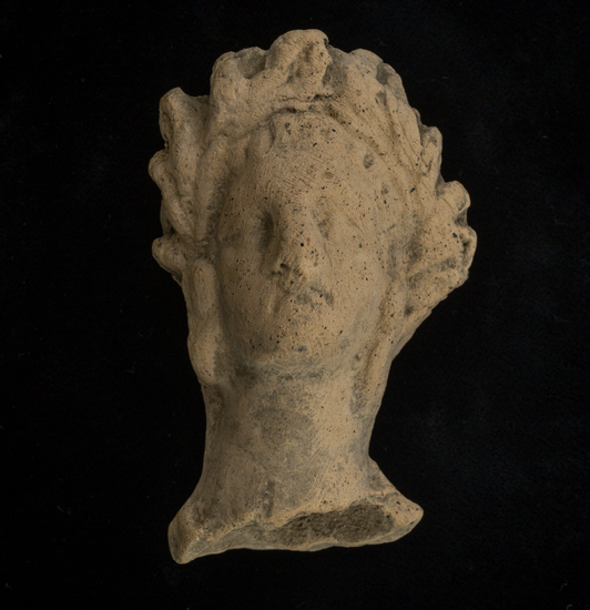 Female figurine head