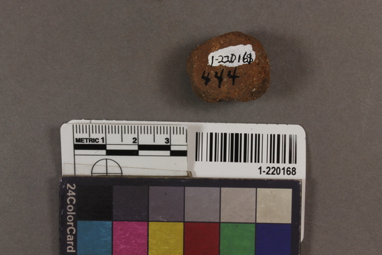 Hearst Museum object titled Tile fragment, accession number 1-220168, described as A T O