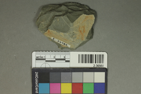 Hearst Museum object titled Core, accession number 2-36988, described as Plano-covex scraper; chert