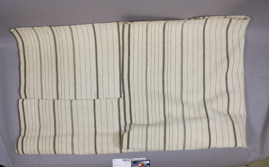 Hearst Museum object titled Textile, accession number 16-7655, described as Square cotton cloth for skirt