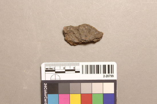 Hearst Museum object titled Potsherd, accession number 2-20799, described as Potsherd, incised