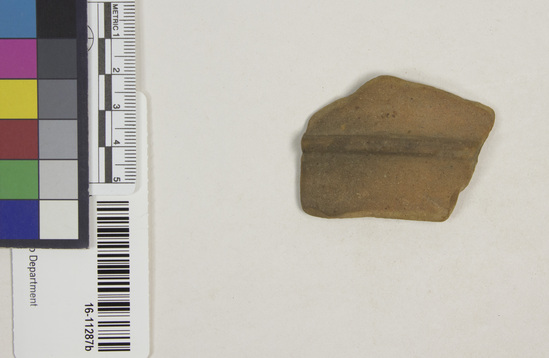 Hearst Museum object titled Potsherd, accession number 16-11287b, no description available.