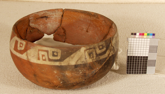 Hearst Museum object titled Bowl, accession number 4-6782, no description available.