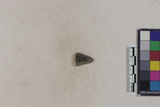 Hearst Museum object 131 of 183 titled Potsherd, accession number 16-8192, described as Potsherd: bodys Section of Manta on beach currently inhabited. Numbers  8111 to 8194 are sherds picked up on beach at low tide.