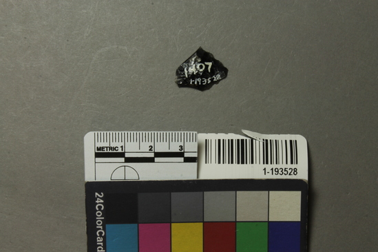 Hearst Museum object titled Projectile point fragment, accession number 1-193528, described as No description given on catalog card