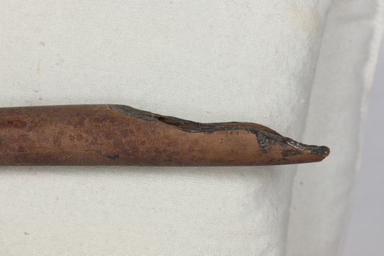 Hearst Museum object titled Pen, accession number 6-21421, described as Reed pen. Late Roman tomb.