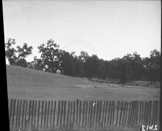 Hearst Museum object titled Black-and-white negative, accession number 15-2613, described as Route of escape of Spaniards who attacked Yokiah Rancheria