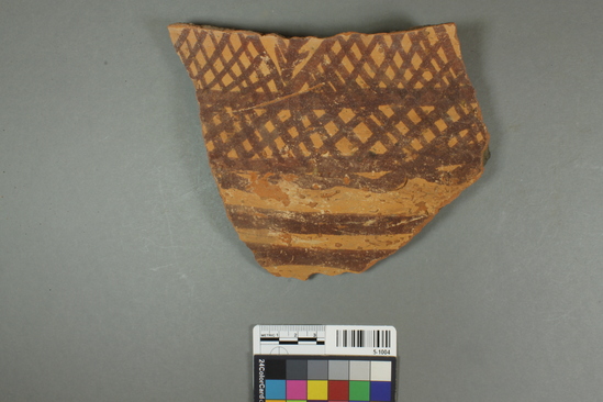 Hearst Museum object 2 of 48 titled Potsherd, accession number 5-1004, described as Potsherds