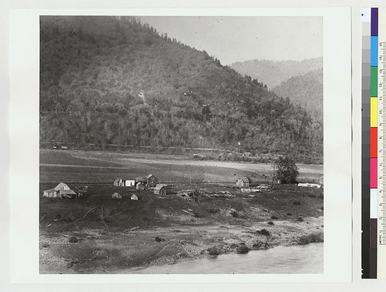 Hearst Museum object titled Black-and-white negative, accession number 15-3077, described as Hostler Ranch