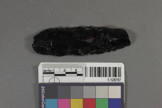 Hearst Museum object titled Projectile point, accession number 1-125757, described as Projectile point