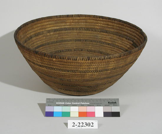 Hearst Museum object titled Basket, accession number 2-22302, described as Bowl.